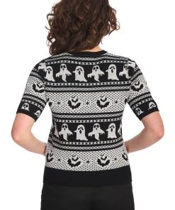 Banned Ghost Delight 50's Jumper White