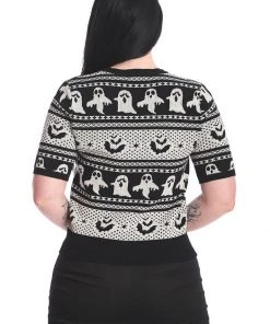 Banned Ghost Delight 50's Jumper White