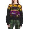New In Banned Pumpkin 50's Jumper Black