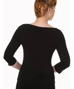 New In Banned Modern Love 50's Top Black