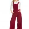 New In Banned Day Dreaming 40's Dungarees Burgundy