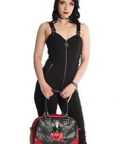 New In Banned Dolores 80's Jumpsuit Black