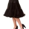 New In Banned 50's Petticoat Knee Length Black