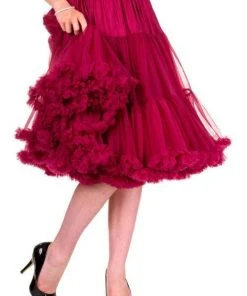 Banned 50's Petticoat Long Bordeaux Color
