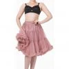 New In Banned 50's Petticoat Long Old Pink