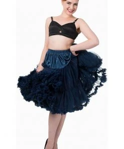 Banned 50's Petticoat Long Navy New In