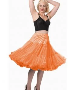 Banned 50's Petticoat Long Orange