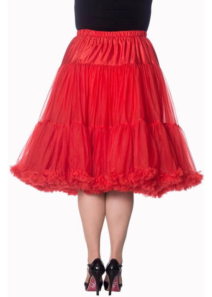 Banned 50's Petticoat Long Red New In