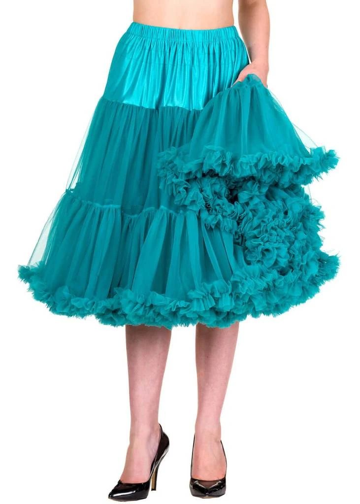 New In Banned 50's Petticoat Long Teal