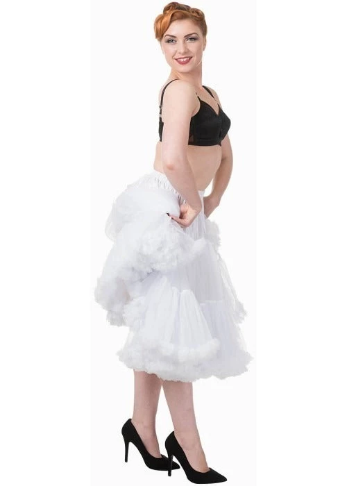 Banned 50's Petticoat Long White New In