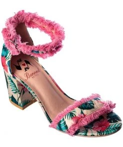 Banned Rosa Lee 50's Pumps Hibiscus Multi