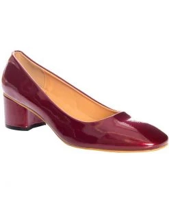 Banned The Modernist 60's Pumps Burgundy Colour New In