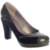 Banned Bloom At Night 60's Pumps Green Black New In
