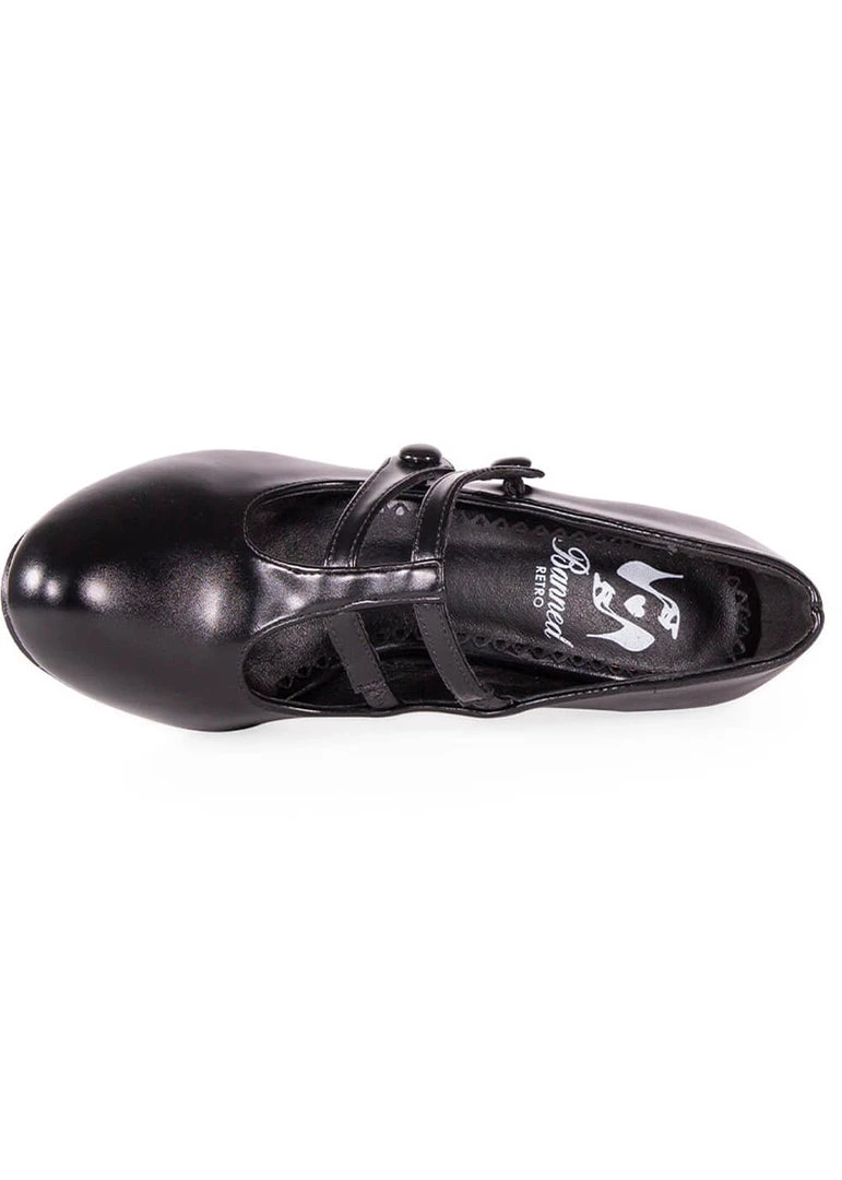 Banned Isabella 40's Pumps Black