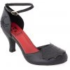 Banned Femme Fatale Spiderweb 50's Pumps Black
