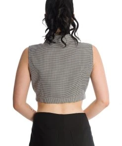 Banned Cherry Skull Up 50's Blouse Black New In