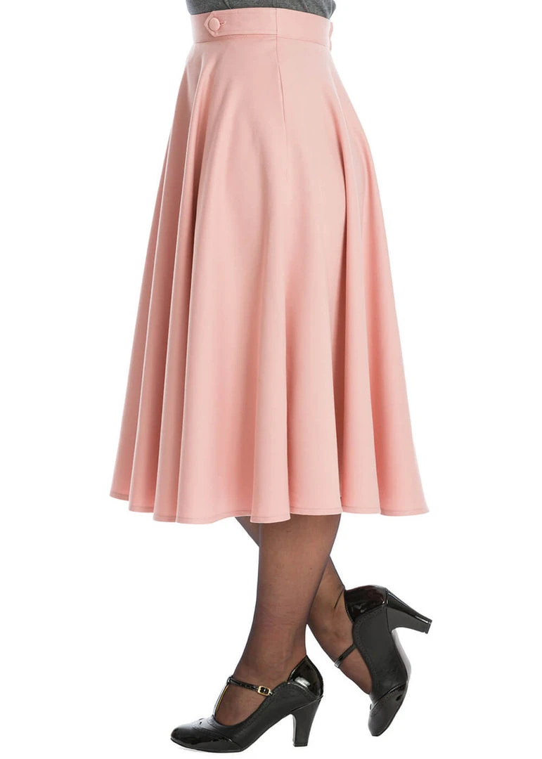 Banned Di Di 40's Swing Skirt Pink