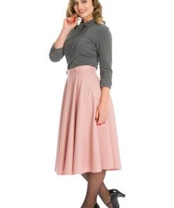 Banned Di Di 40's Swing Skirt Pink