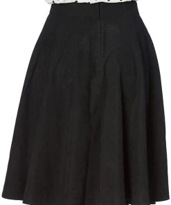 New In Banned Sophicated 50's Swing Skirt Black