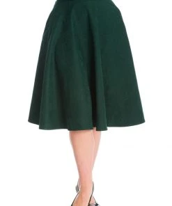 New In Banned I'm Yours 50's Swing Skirt Green