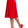 Banned Summer Staple 50's Swing Skirt Red New In