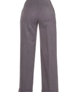New In Banned Party On 40's Pantalon Trousers Grey