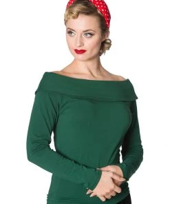 Banned Bardot Love 50's Top Green New In