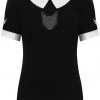 Banned Darkness Cat Top Black New In