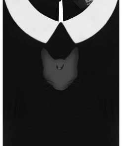 Banned Darkness Cat Top Black New In