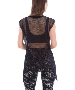 Banned Nightmare Fishnet 80's Top Black New In
