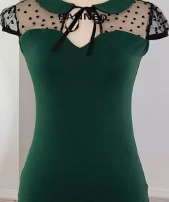 Banned Dark Heart Desire 50's Top Green