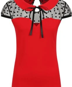 Banned Dark Heart Desire 50's Top Red New In