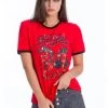 Banned Hell Yeah Devil T-Shirt Red