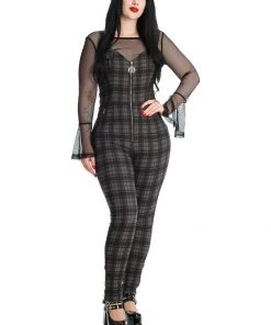 New In Banned Morwenna Bat Mesh 80's Top Black