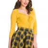 Banned Dream Big Jersey Top Mustard New In