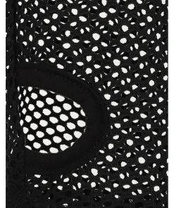 New In Banned Lilith Mesh 80's Top Black