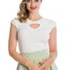New In Banned Be Free 50's Top Ivory