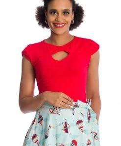 Banned Be Free 50's Top Red