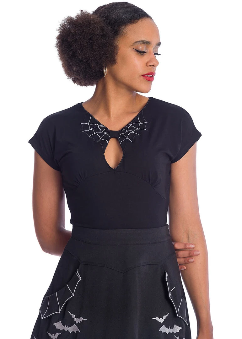 New In Banned Release The Spiders 50's Top Black