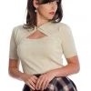 New In Banned Beth 40's Top Ivory