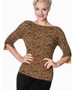 Banned Rocky 50's Jumper Leopardprint New In