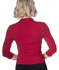 Banned Peekaboo 40's Top Red