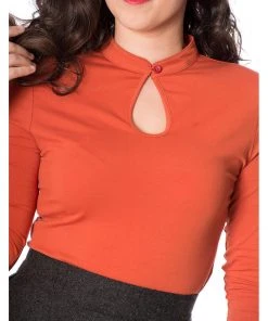 Banned Peekaboo 40's Top Rust New In