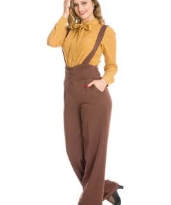 Banned Her Favorites 40's Trousers Brown New In