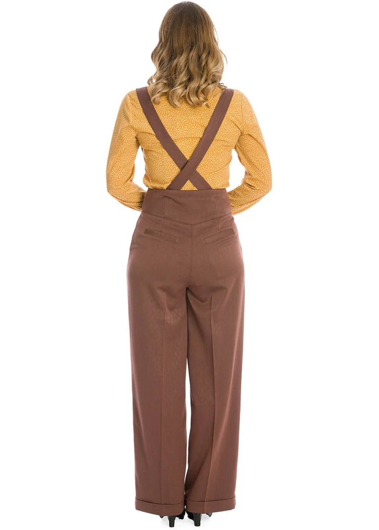 Banned Her Favorites 40's Trousers Brown New In