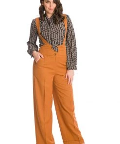 Banned Her Favorites 40's Trousers Tan Brown