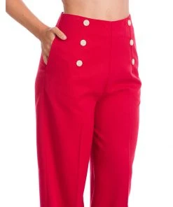Banned Adventures Ahead 40's Trousers Red New In