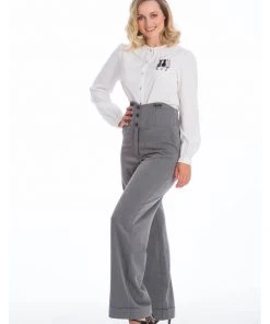 Banned Girl Boss 40's Trousers Grey