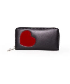 Banned Sensual Heart Wallet Black New In