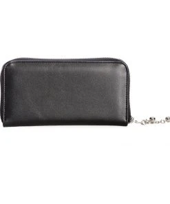 New In Banned Poison RIP Skull Wallet Black